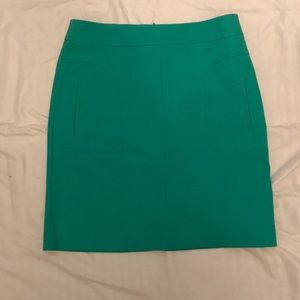 Teal Pencil Skirt
